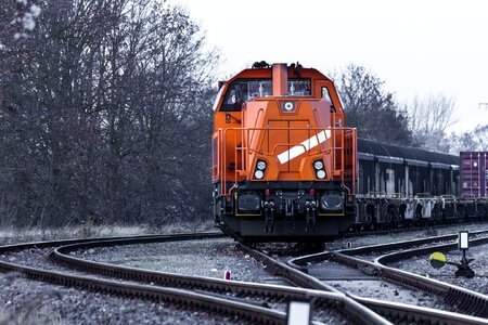 Transport system freight train locomotive photo