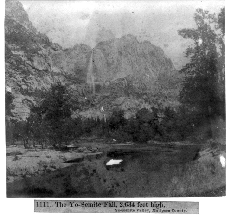 The Yosemite Fall, 2,634 feet high, Yosemite Valley Mariposa County LCCN2002724192