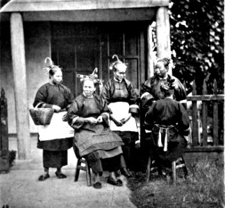 The women employed in terraced hill and other field work
