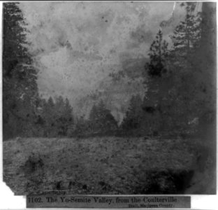 The Yosemite Valley, from the Coulterville Trail, Mariposa County LCCN2002717189