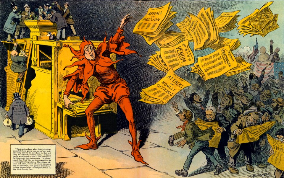 The Yellow Press by L.M. Glackens