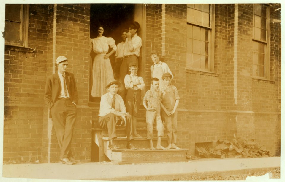 The youngest children I saw going into Tombigbee Cotton Mill, Columbus, Miss., at 6-30 A.M. May 15, 1911. Not many youngsters there. Not working a full force. LOC nclc.02130