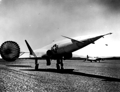 The X-10 deployed a parachute to shorten its landing roll