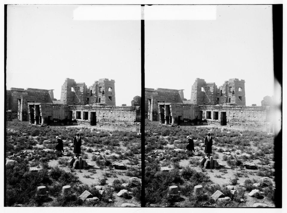 Thebes. Pavilion of Rameses (i.e., Ramses) III, Medinet Habu LOC matpc.01554