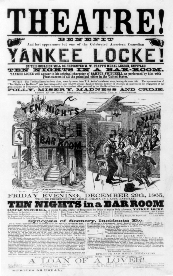 Theatre! Benefit and last appearance but one of the celebrated American comedian Yankee Locke! ... December 20th, 1865 LCCN2007680127