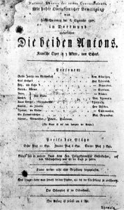 Theater Dortmund Programm 1807