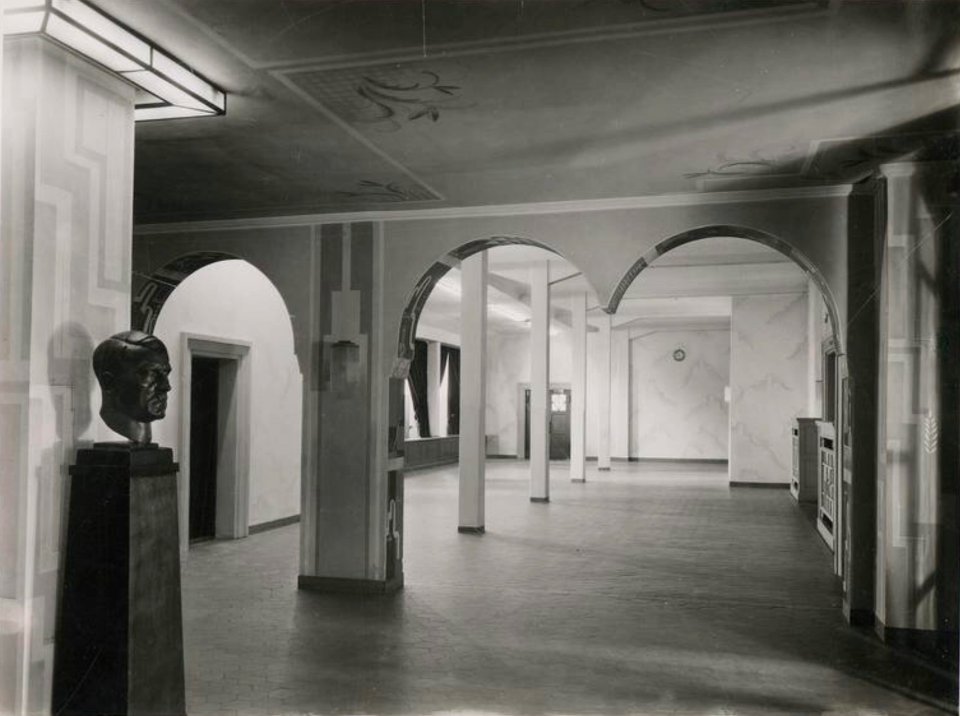 Theatersaal der I.G., Wolfen Ansicht Foyer