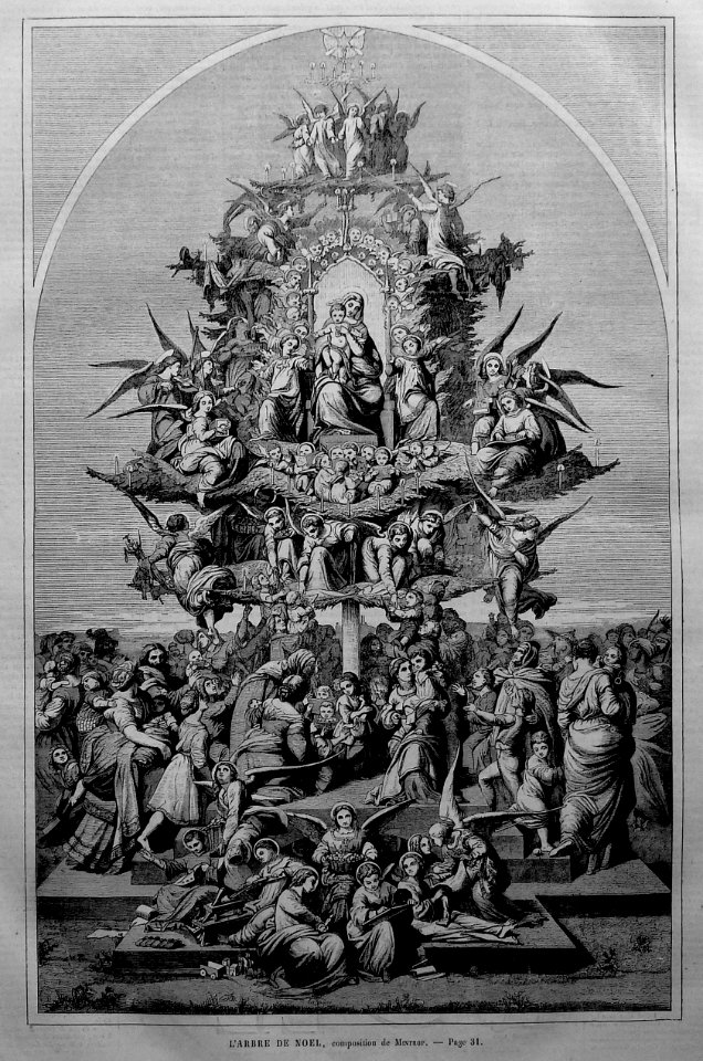 Theodor Mintrop arbre de noel l'Univers Illustré