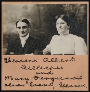 Theodore Albert Gillespie and Mary Gerguson, alias Grant, Gleason LCCN2006680252