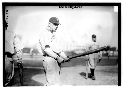 Theodore Harrison Ted Easterly, Cleveland AL, at Hilltop Park, NY (baseball) LCCN2014691742