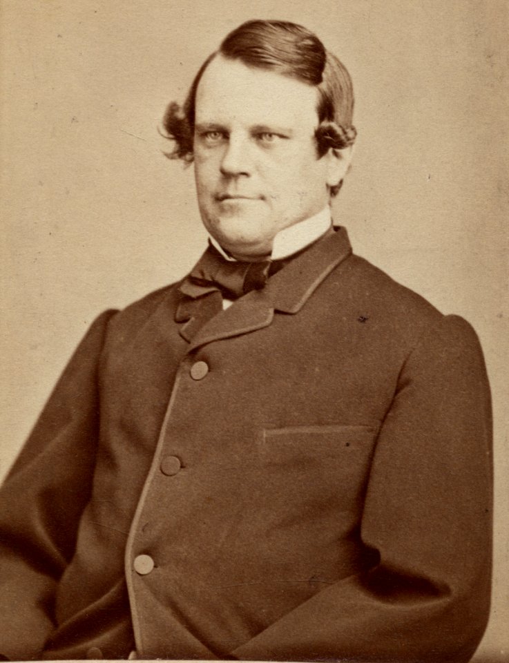 Theodor Rabenius in 1860s photographed by Henri Osti