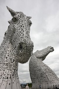 Kelpies falkirk helix photo