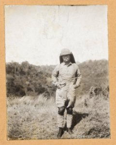 Theodore Roosevelt in African savannah landscape LCCN2010645485