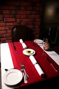 Dinner table restaurant celebration photo