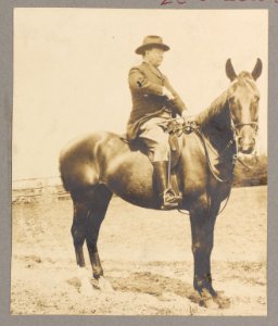 Theodore Roosevelt on horseback LCCN2010645460