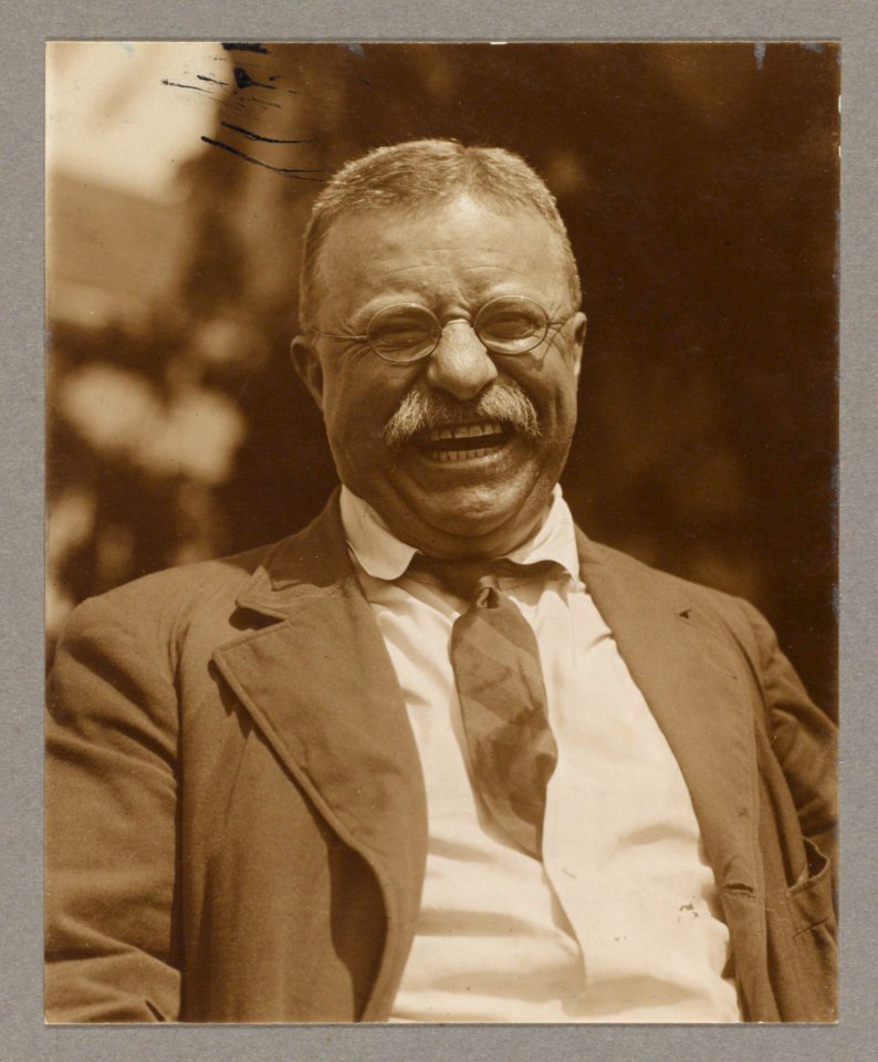 Theodore Roosevelt laughing LCCN2010645494