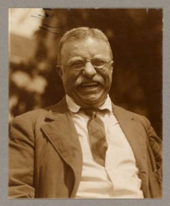 Theodore Roosevelt laughing LCCN2010645494 photo