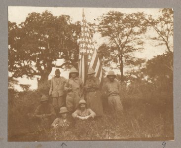 Theodore Roosevelt with members of his party on safari in Africa LCCN2013649468