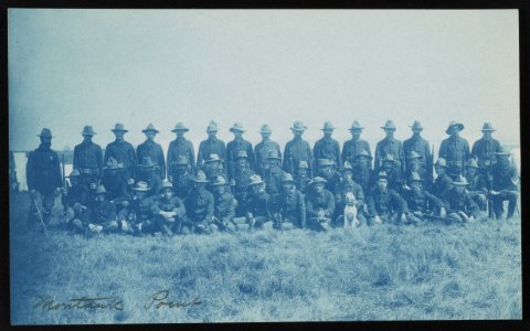 Theodore Roosevelt's Rough Riders, at military camp, Montauk Point, New York LCCN2013651511