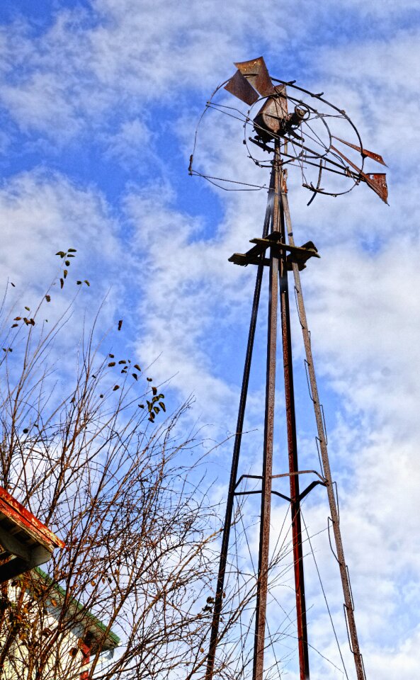 Windmill dilapidated forgotten