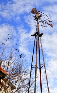 Windmill dilapidated forgotten
