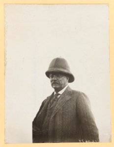 Theodore Roosevelt, head-and-shoulders portrait, facing left LCCN2001697291
