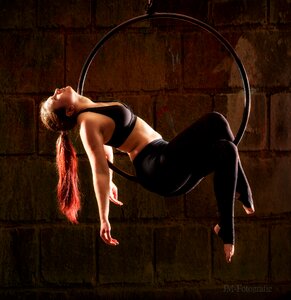 Acrobat flexibility aerobics