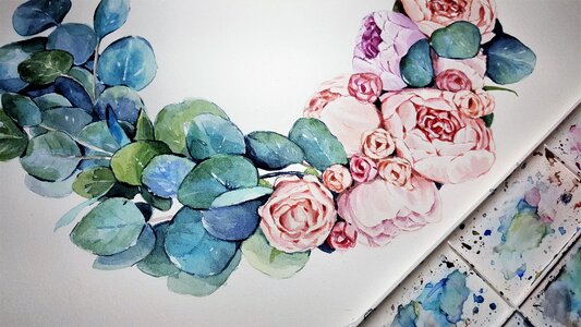 Flowers peonies plants