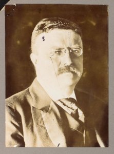 Theodore Roosevelt, Pres., head-and-shoulders portrait, facing right LCCN2013649809