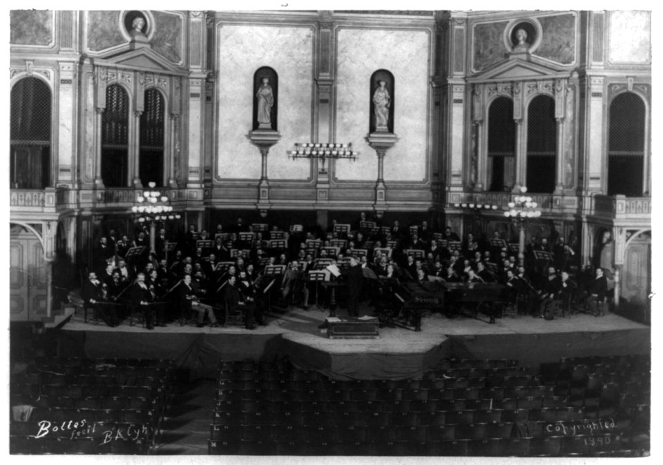 Theodore Thomas and his orchestra at Steinway Hall, N.Y. - Bolles, fecit., Bklyn. LCCN91789208