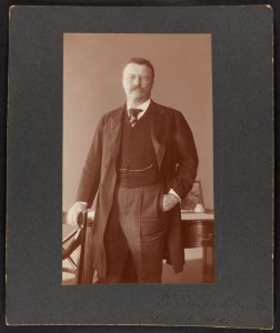 Theodore Roosevelt, three-quarter length portrait, standing LCCN2013649575