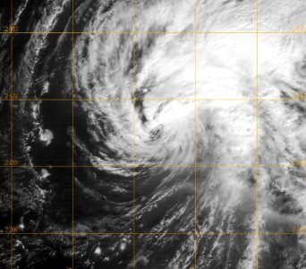 Tropical Storm Neki 2009 near French Frigate Shoals