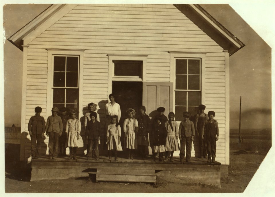 This is the attendance in the Sanders School, District -30 on December 6. Compare photograph 4042 showing attendance on October 25 - 7 weeks after school opened. LOC nclc.00387