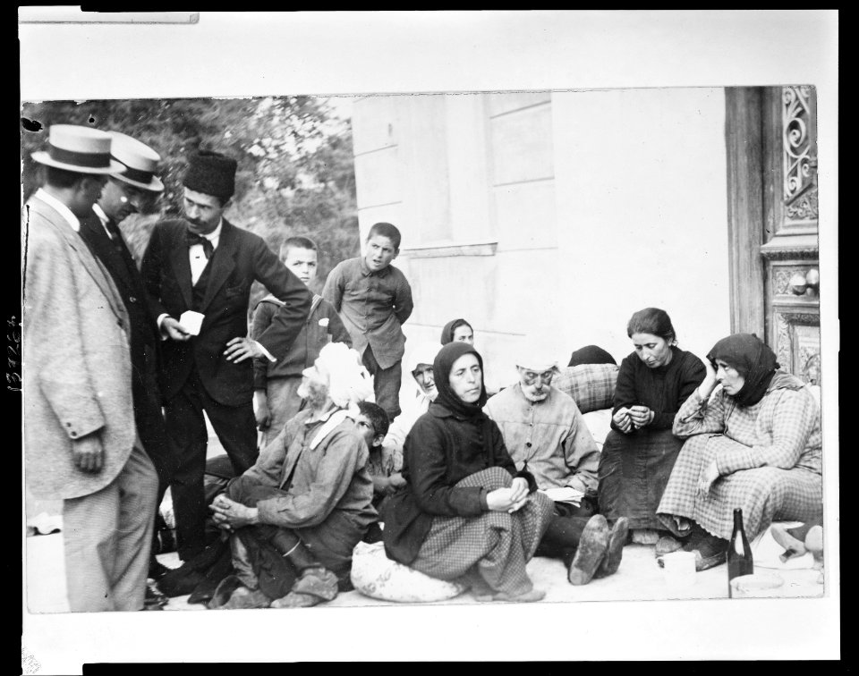 These villagers of Asia Minor were driven into the mountains near their homes shortly after the Smyrna debacle For three and a half months they lived on grass, roots and similar food, LCCN2010650536