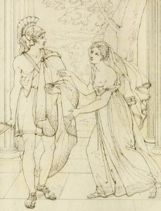 Theseus and Ariadne (Soyer after Antoinette Béfort) - Annales du Musée 1812 - 02