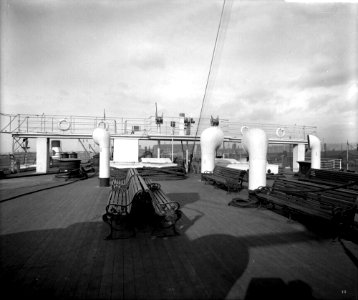 Third Class Promenade on the 'Olympic' (1911) RMG G10785