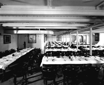 Third Class Dining Saloon on the 'Olympic' (1911) RMG G10782 photo