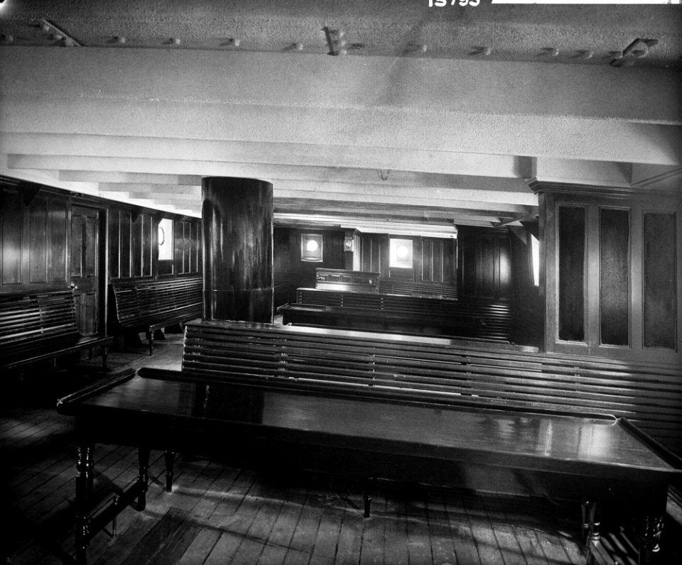 Third Class Ladies' Room on the 'Saxonia' (1900) RMG G10545