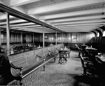 Third Class Smoking Room on the 'Olympic' (1911) RMG G10783 photo