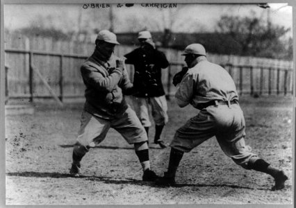 Thomas Buck O'Brien vs. Bill Carrigan, Boston AL (baseball) LCCN2001704419