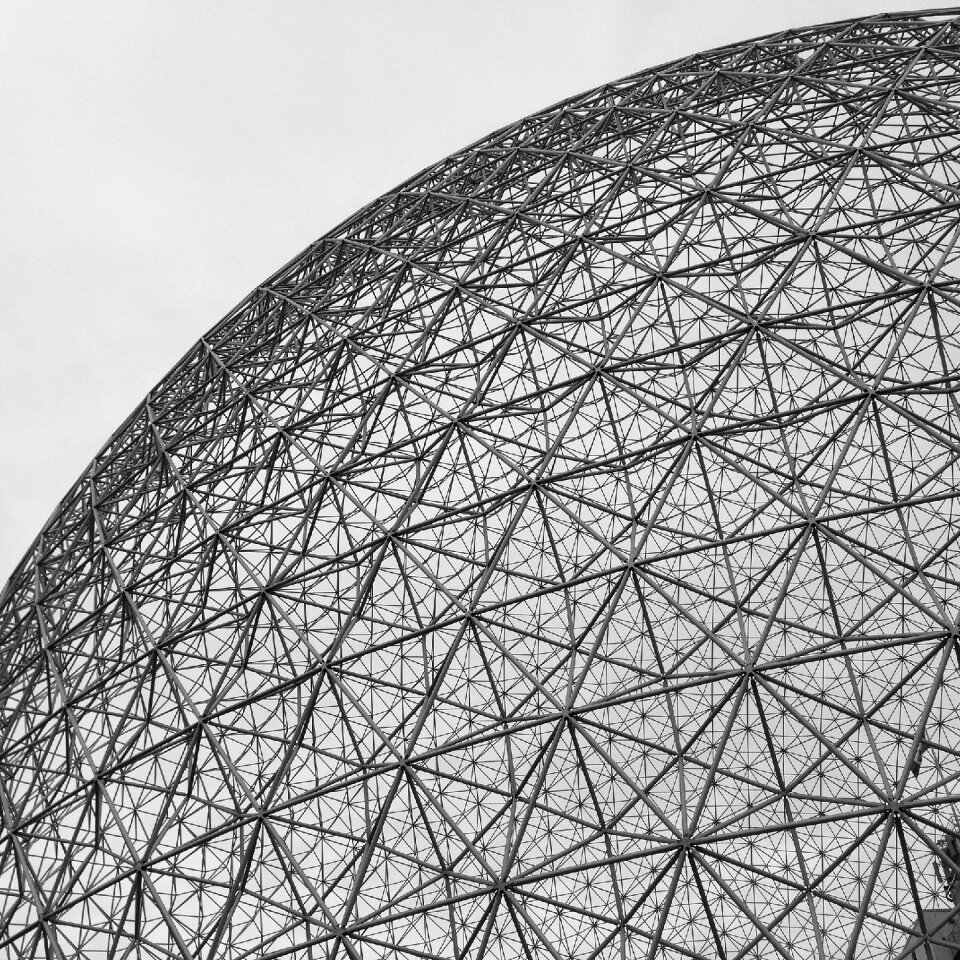 Round shape gray abstract