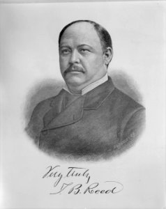 Thomas Brackett Reed, head and shoulders portrait, facing left LCCN2011645243