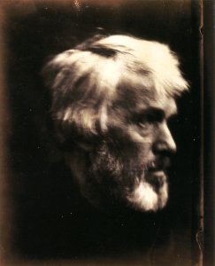 Thomas Carlyle profile, by Julia Margaret Cameron