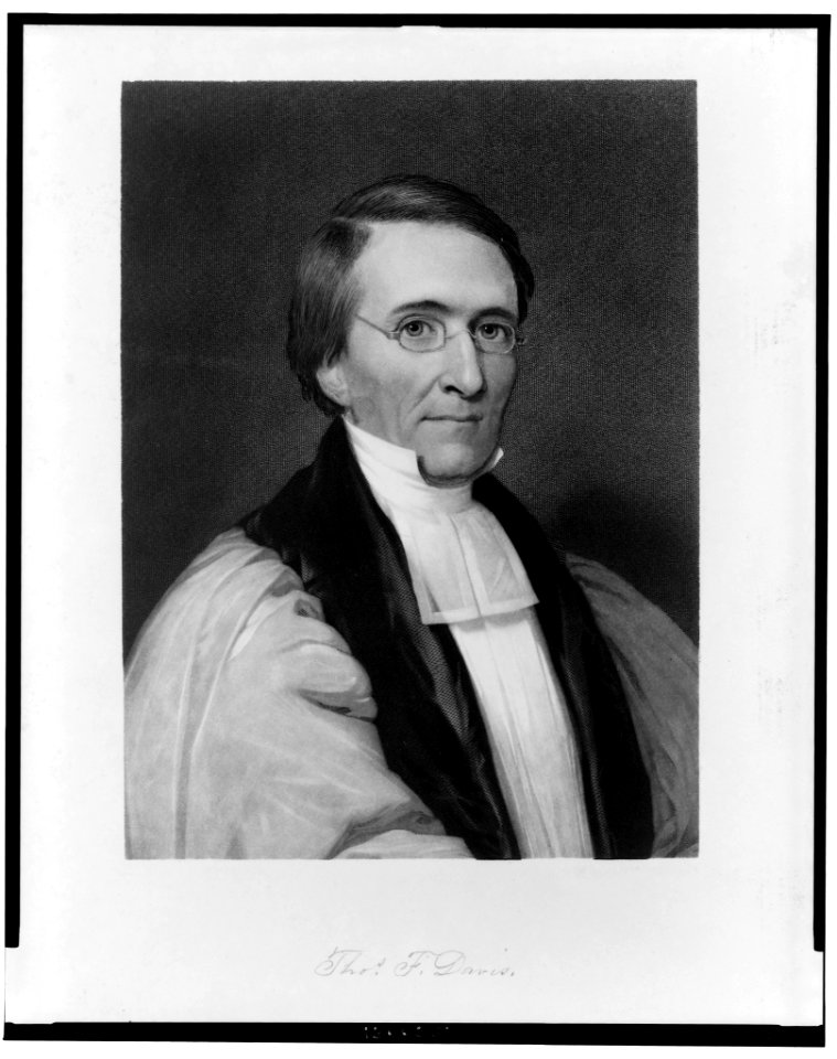 Thomas F. Davis, head-and-shoulders portrait, facing right LCCN2002695175