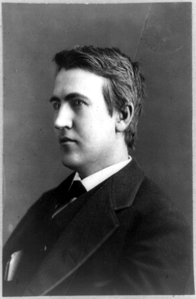 Thomas Edison, head-and-shoulders portrait, facing left LCCN89714703