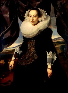 Thomas de Keyser - Portret van een vrouw photo