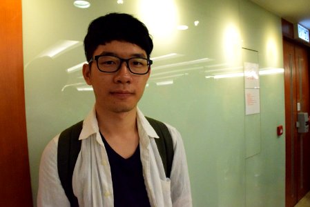 香港中大學生會及學聯成員抗議校董會主席換屆 02