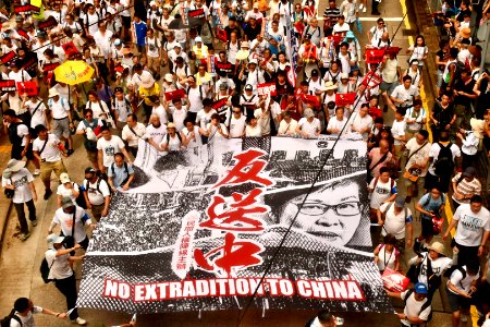 香港人參與反送中大遊行 03