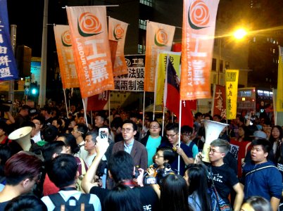 香港各界發起反人大釋法大遊行和集會 39
