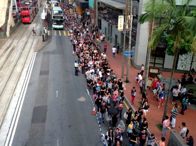香港各界發起反人大釋法大遊行和集會 37